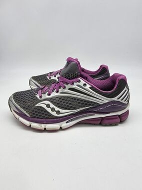 Saucony PowerGrid Triumph 11 Running Shoes Women’s Size 8 Purple Gray 10223-3